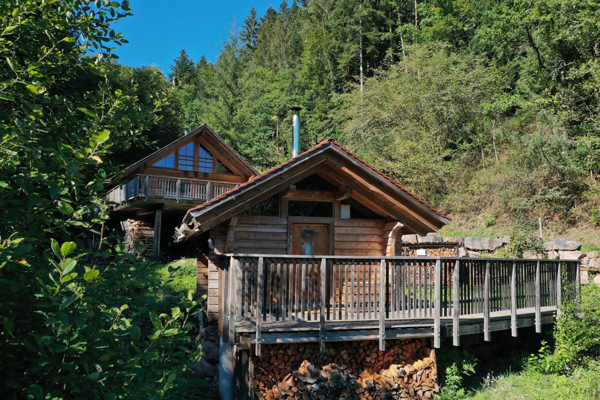 Schwarzwald Romantikhuette - Zweisamkeit - Mit Bettwaesche, Handtuecher Und Holz شنكنزل المظهر الخارجي الصورة